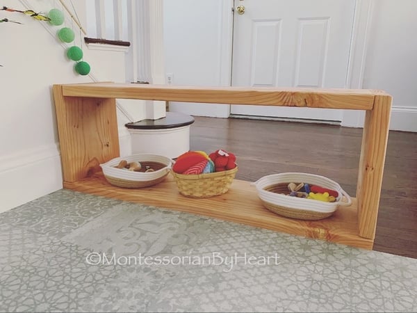 Montessori shelf home made